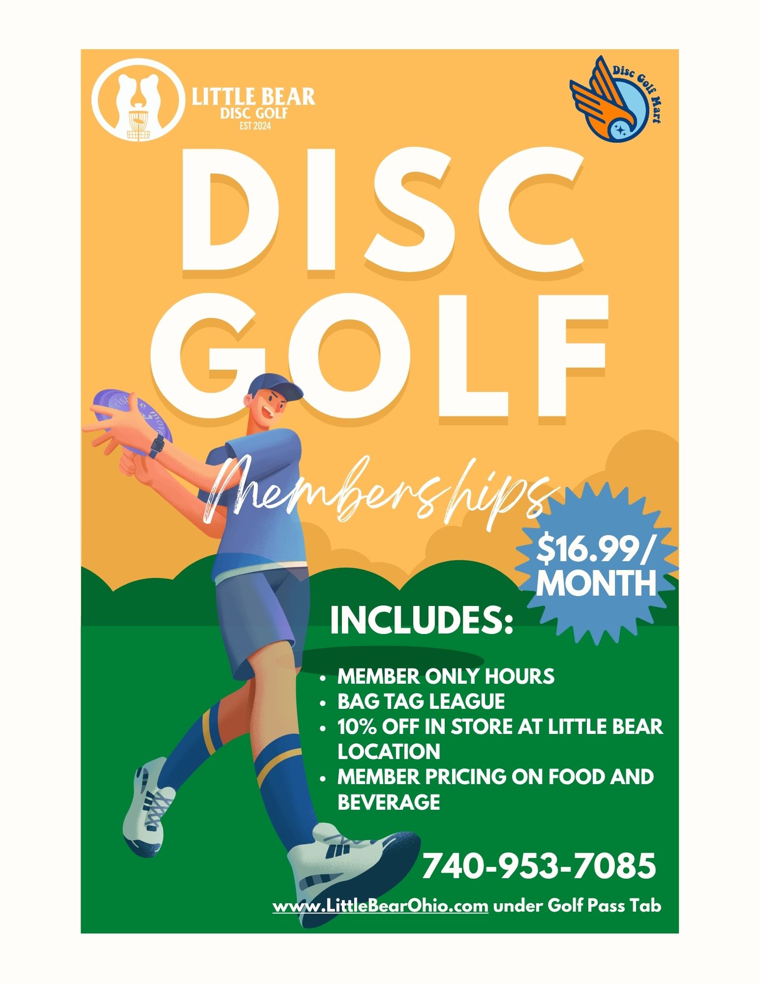 disc golf membership